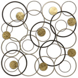 Paragon Opposites Attract Metallic 36 X 36 X 1 Wall Hanging