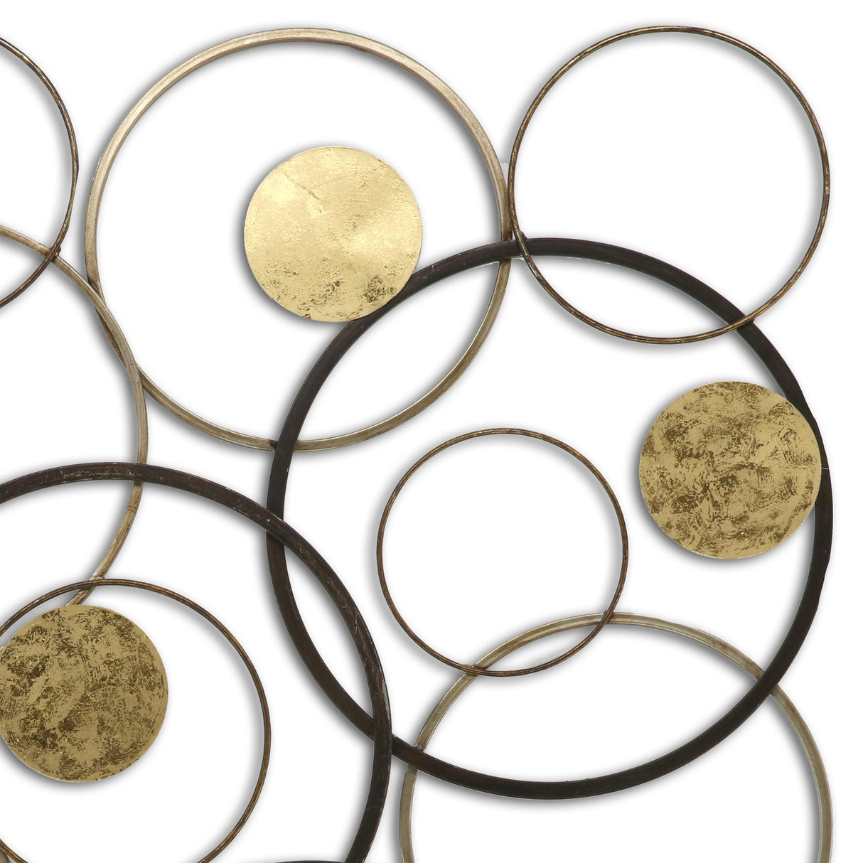 Paragon Opposites Attract Metallic 36 X 36 X 1 Wall Hanging