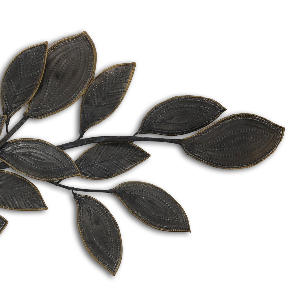 Paragon Trailing Leaves Gray 14 X 51 X 2 Wall Hanging
