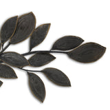 Paragon Trailing Leaves Gray 14 X 51 X 2 Wall Hanging