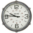 Paragon Manhattan Clock Metallic 19 X 19 X 5 Wall Hanging