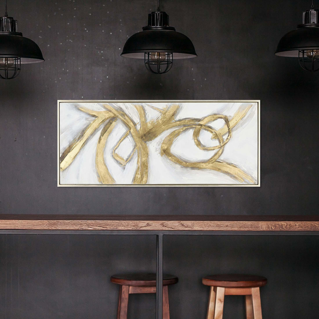 Paragon Marbella 1 Metallic 26 X 62 X 2 Wall Art