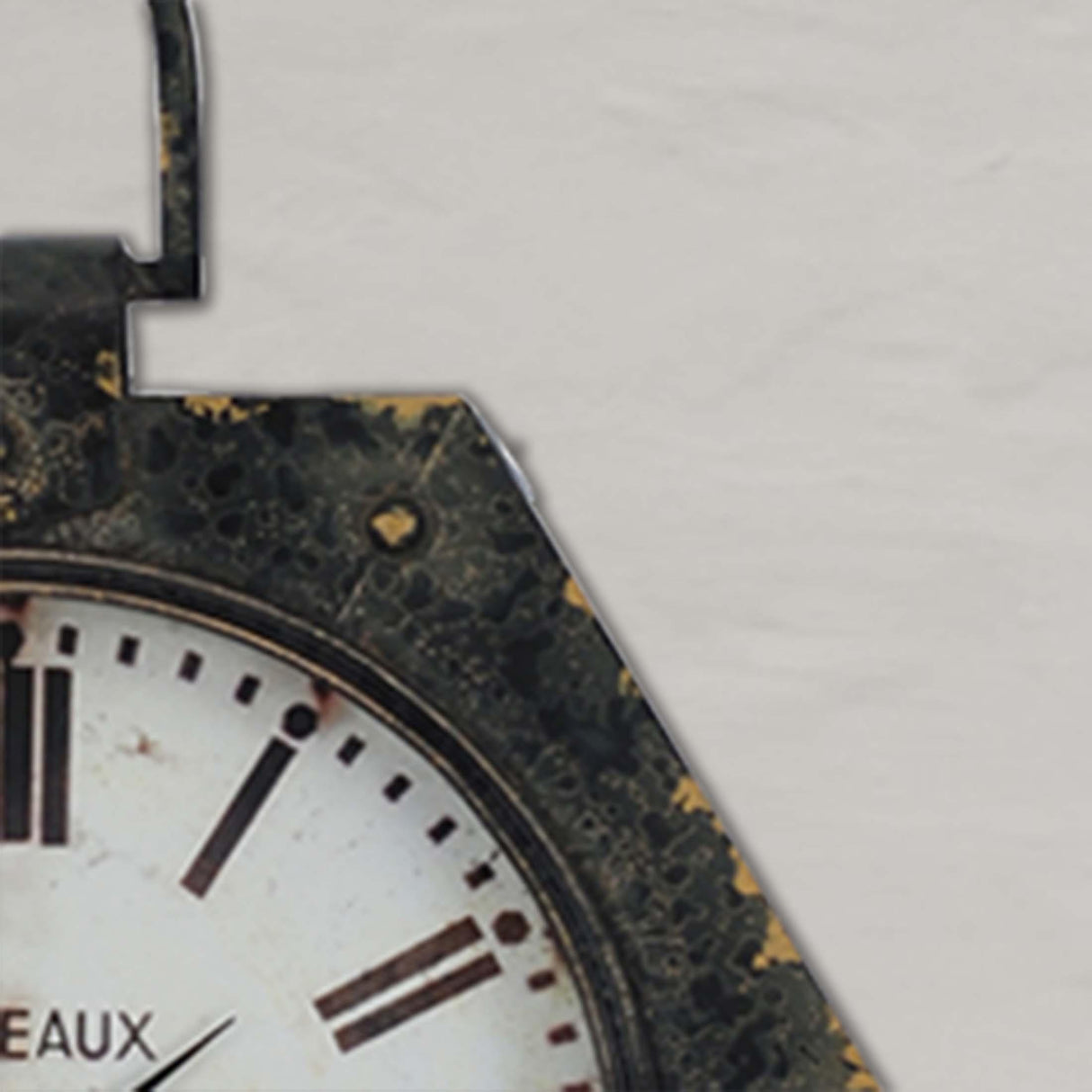 Paragon Antique Clock Black 27 X 23 X 3 Wall Hanging