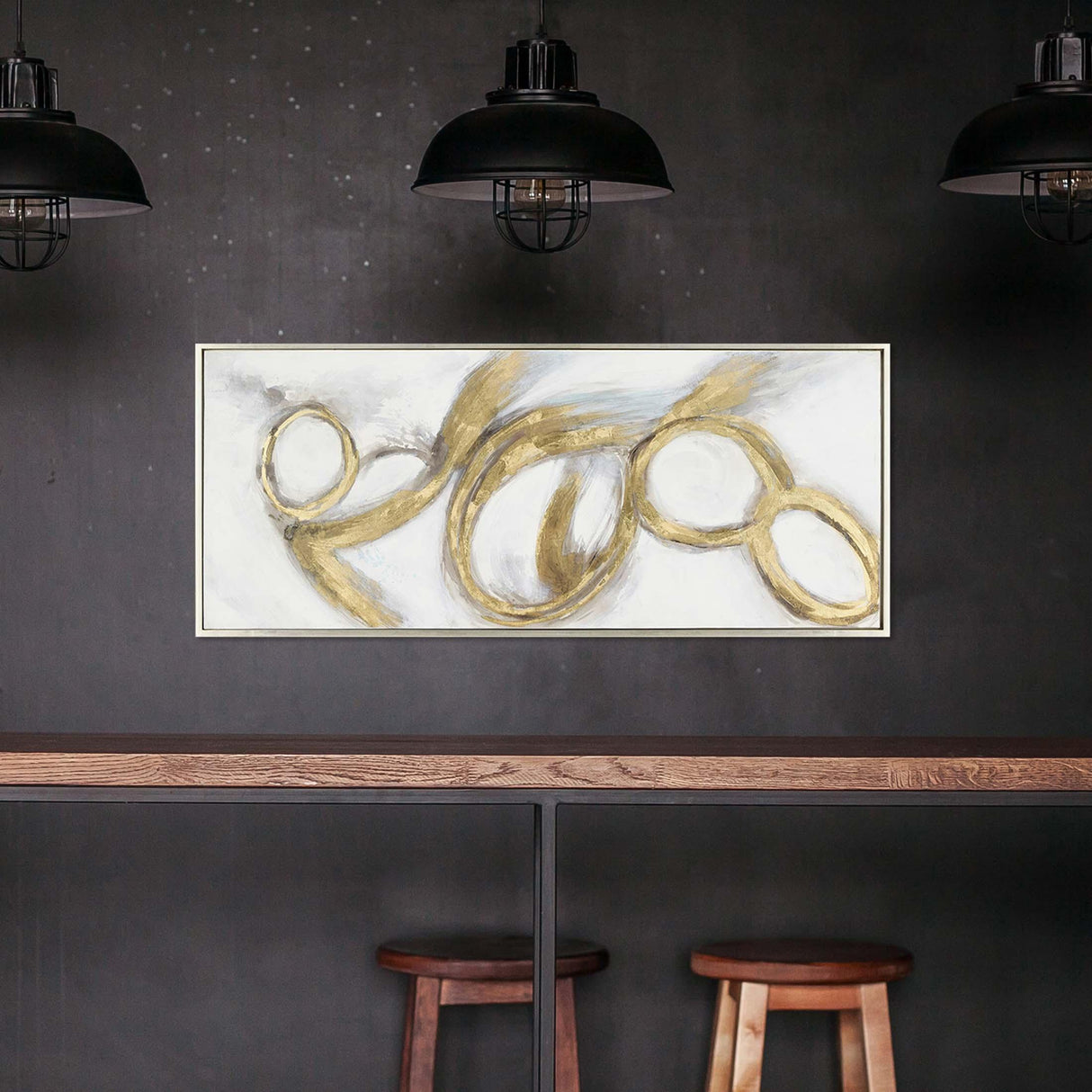 Paragon Marbella 2 Metallic 26 X 62 X 2 Wall Art