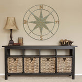 Paragon Compass Points Multi 36 X 36 X 2 Wall Hanging
