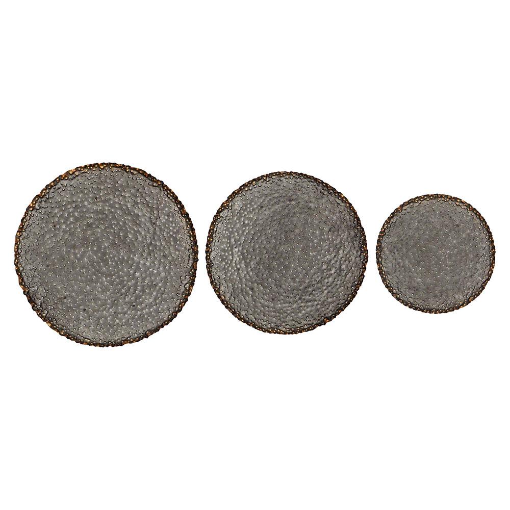 Paragon Metal Play S/3 Neutral 19 X 19 X 2 Wall Hanging