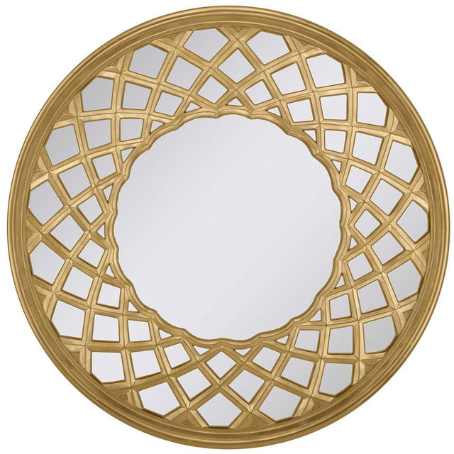 Paragon Golden Dream Mirror Metallic 32 X 32 X 2 Wall Mirror