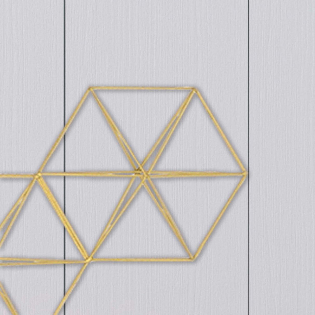 Paragon Golden Geos 1 Metallic 20 X 42 X 4 Wall Hanging