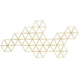 Paragon Golden Geos 1 Metallic 20 X 42 X 4 Wall Hanging