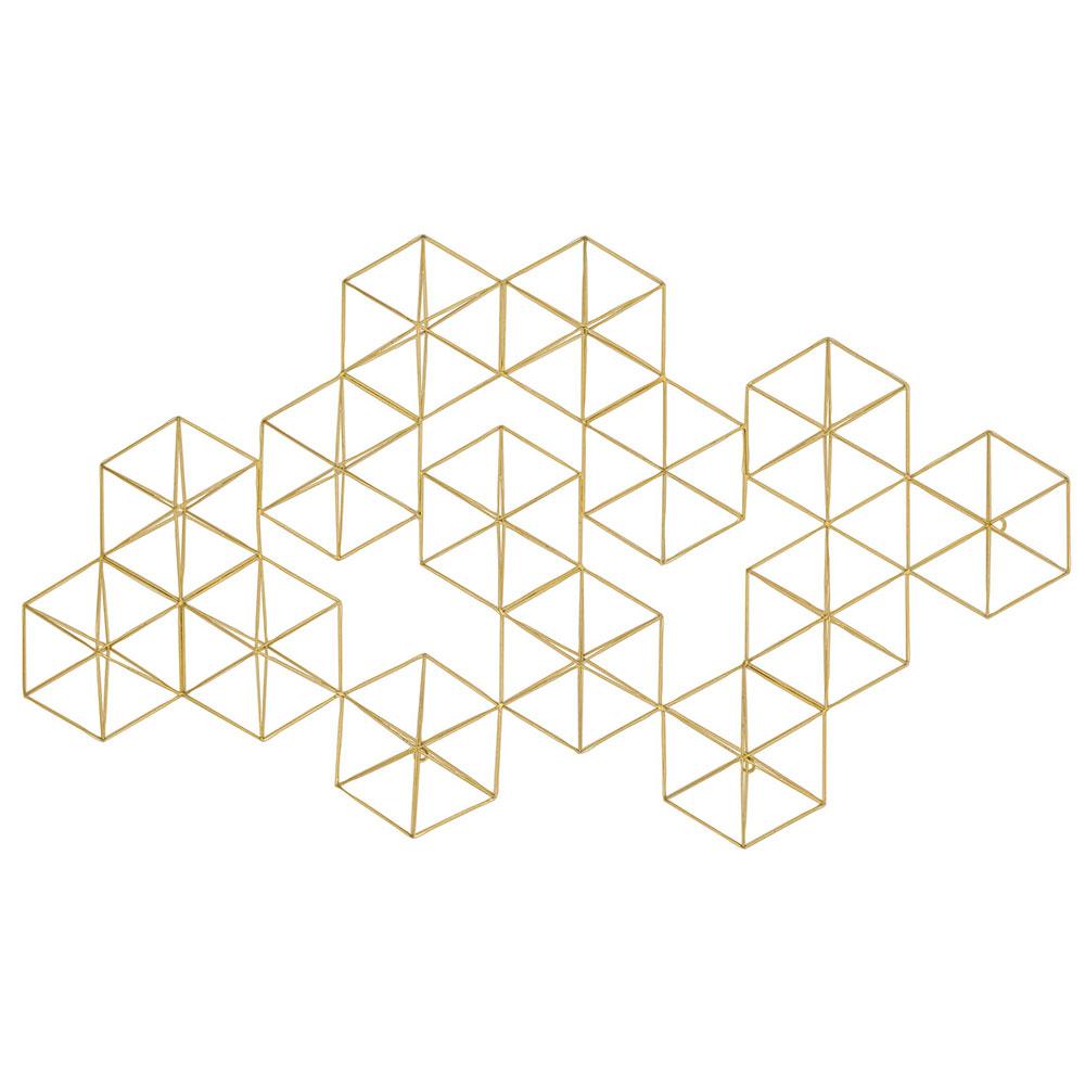 Paragon Golden Geos 2 Metallic 26 X 40 X 4 Wall Hanging