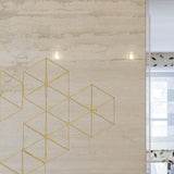 Paragon Golden Geos 2 Metallic 26 X 40 X 4 Wall Hanging