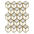Paragon Mirror Squared Metallic 33 X 24 X 4 Wall Mirror