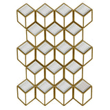 Paragon Mirror Squared Metallic 33 X 24 X 4 Wall Mirror