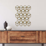 Paragon Mirror Squared Metallic 33 X 24 X 4 Wall Mirror