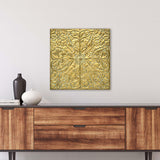 Paragon Gilded Journey Metallic 36 X 36 X 2 Wall Hanging