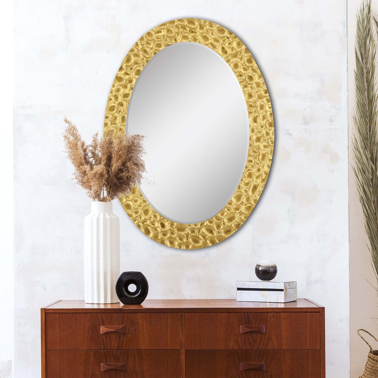 Paragon Luna Mirror Metallic 46 X 33 X 1 Wall Mirror