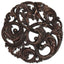 Paragon Aged Copper Leaf Swirl Brown 40 X 40 X 2 Wall Hanging