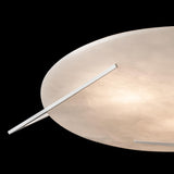 Hubbardton Forge 2024 White Alabaster Callisto Semi-Flush
