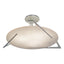 Hubbardton Forge 2024 Vintage Platinum Alabaster Callisto Semi-Flush