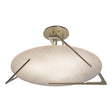Hubbardton Forge 2024 Soft Gold Alabaster Callisto Semi-Flush