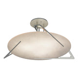 Hubbardton Forge 2024 Sterling Alabaster Callisto Semi-Flush