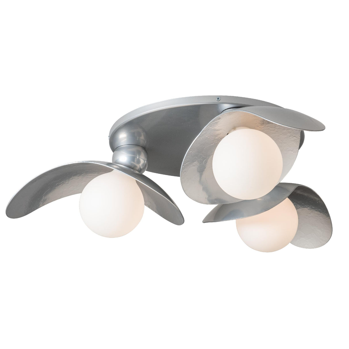 Hubbardton Forge 2025 Sterling Yoki 3-Light Semi-Flush