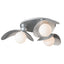 Hubbardton Forge 2025 Sterling Yoki 3-Light Semi-Flush