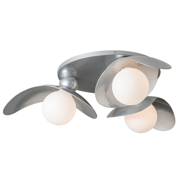 Hubbardton Forge 2025 Sterling Yoki 3-Light Semi-Flush