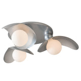 Hubbardton Forge 2025 Sterling Yoki 3-Light Semi-Flush