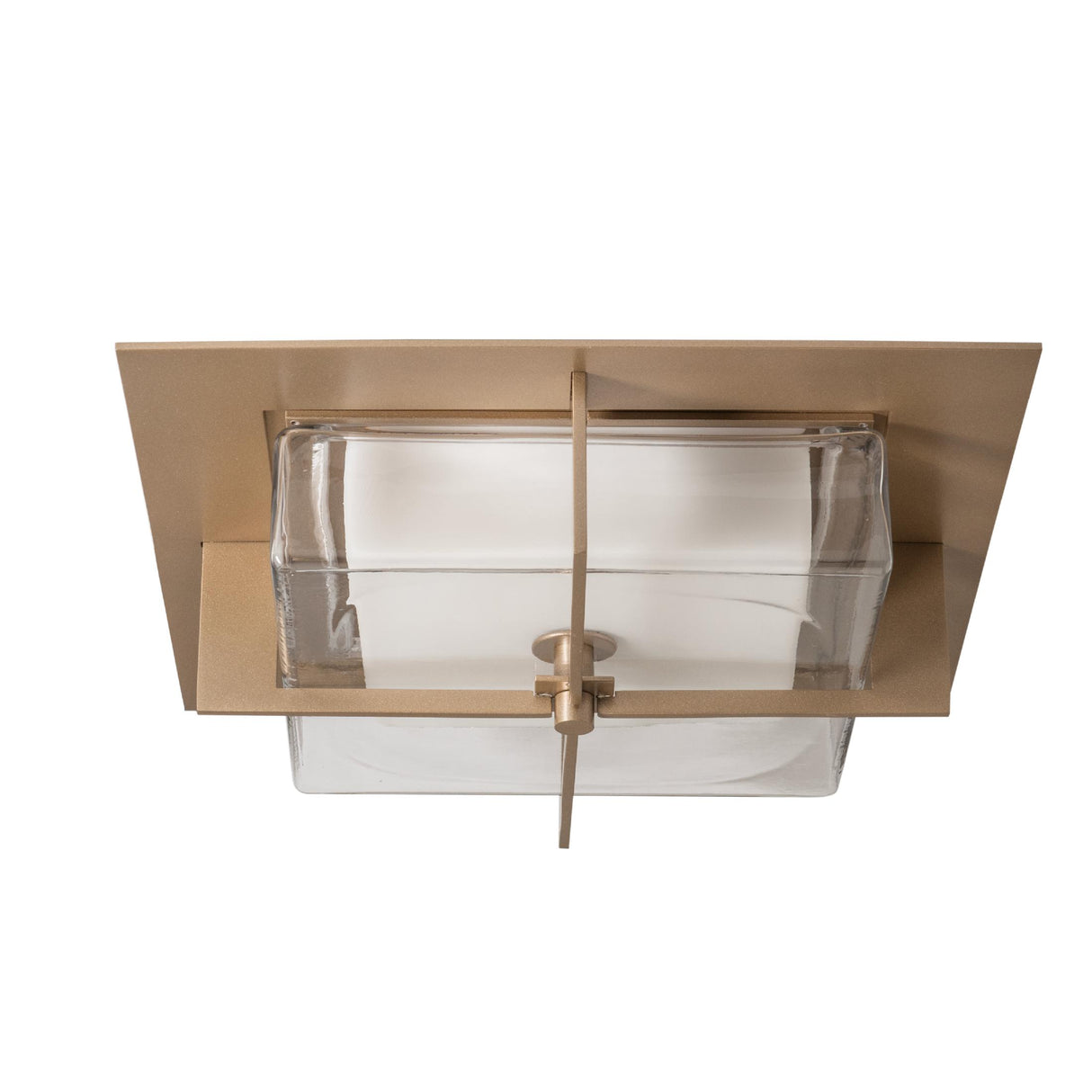 Hubbardton Forge 2025 Soft Gold Clear Glass (ZM) Axis Flush Mount