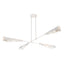 Hubbardton Forge 2024 White White White Art Glass (BB) Multi Vertex Large Pendant/Semi-Flush