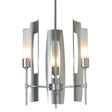 Hubbardton Forge 2025 Sterling Frosted Glass (FD) Multi Passage 3-Light Pendant
