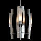 Hubbardton Forge 2025 Sterling Frosted Glass (FD) Multi Passage 3-Light Pendant