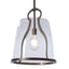 Hubbardton Forge 2025 Dark Smoke Clear Glass (ZM) Multi Caliper Large Pendant
