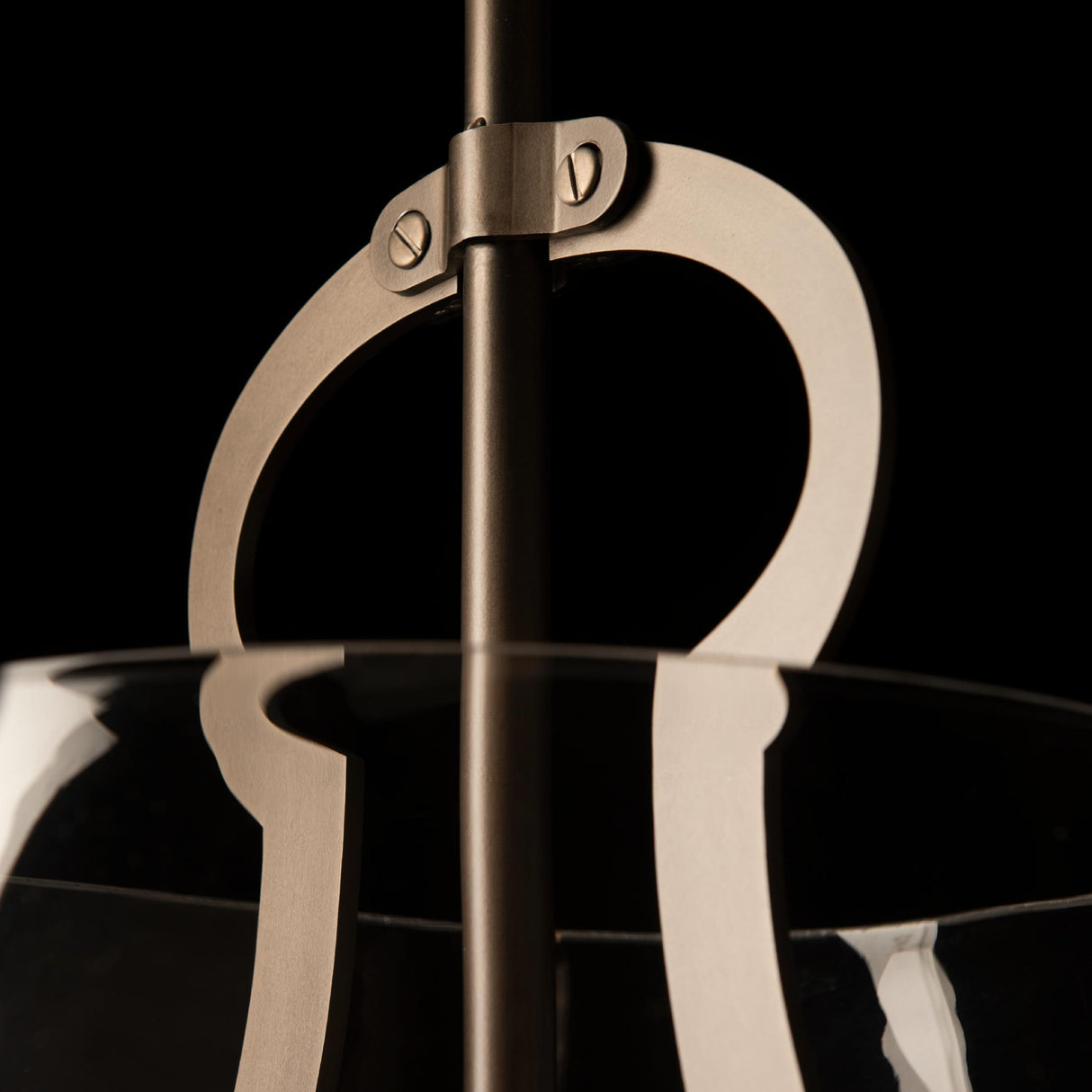 Hubbardton Forge 2025 Dark Smoke Clear Glass (ZM) Multi Caliper Large Pendant