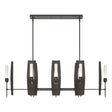 Hubbardton Forge 2024 Dark Smoke Frosted Glass (FD) Multi Passage 8-Light Pendant