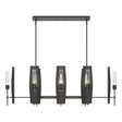 Hubbardton Forge 2024 Dark Smoke Clear Glass (ZM) Multi Passage 8-Light Pendant