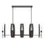 Hubbardton Forge 2024 Oil Rubbed Bronze Clear Glass (ZM) Multi Passage 8-Light Pendant