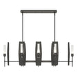 Hubbardton Forge 2024 Natural Iron Frosted Glass (FD) Multi Passage 8-Light Pendant