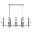 Hubbardton Forge 2024 Vintage Platinum Frosted Glass (FD) Multi Passage 8-Light Pendant