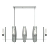 Hubbardton Forge 2024 Vintage Platinum Frosted Glass (FD) Multi Passage 8-Light Pendant