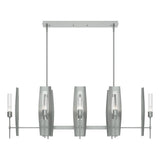 Hubbardton Forge 2024 Vintage Platinum Clear Glass (ZM) Multi Passage 8-Light Pendant