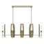 Hubbardton Forge 2024 Soft Gold Frosted Glass (FD) Multi Passage 8-Light Pendant