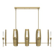 Hubbardton Forge 2024 Modern Brass Frosted Glass (FD) Multi Passage 8-Light Pendant