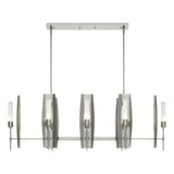 Hubbardton Forge 2024 Sterling Frosted Glass (FD) Multi Passage 8-Light Pendant