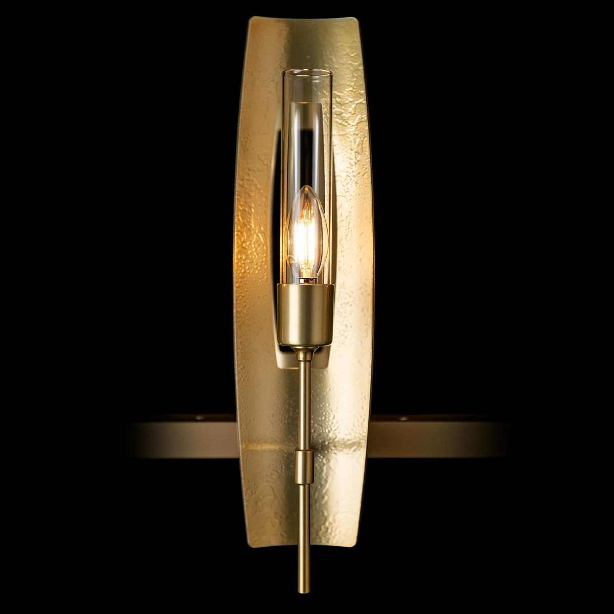 Hubbardton Forge 2024 Modern Brass Clear Glass (ZM) Multi Passage 8-Light Pendant