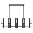 Hubbardton Forge 2024 Ink Clear Glass (ZM) Multi Passage 8-Light Pendant