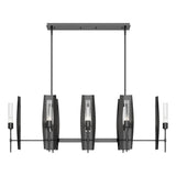 Hubbardton Forge 2024 Ink Clear Glass (ZM) Multi Passage 8-Light Pendant