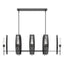 Hubbardton Forge 2024 Ink Clear Glass (ZM) Multi Passage 8-Light Pendant
