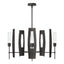 Hubbardton Forge 2024 Oil Rubbed Bronze Clear Glass (ZM) Multi Passage 5-Light Circular Pendant